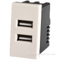 2-Port-USB-Buchse 2.1A 5V (110-240V ~)